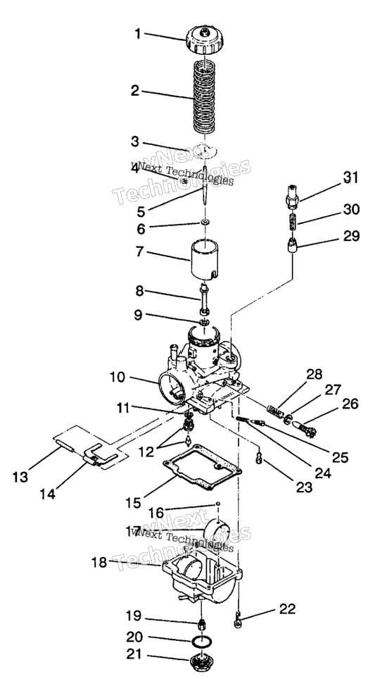 Carburetor 4X4 350L