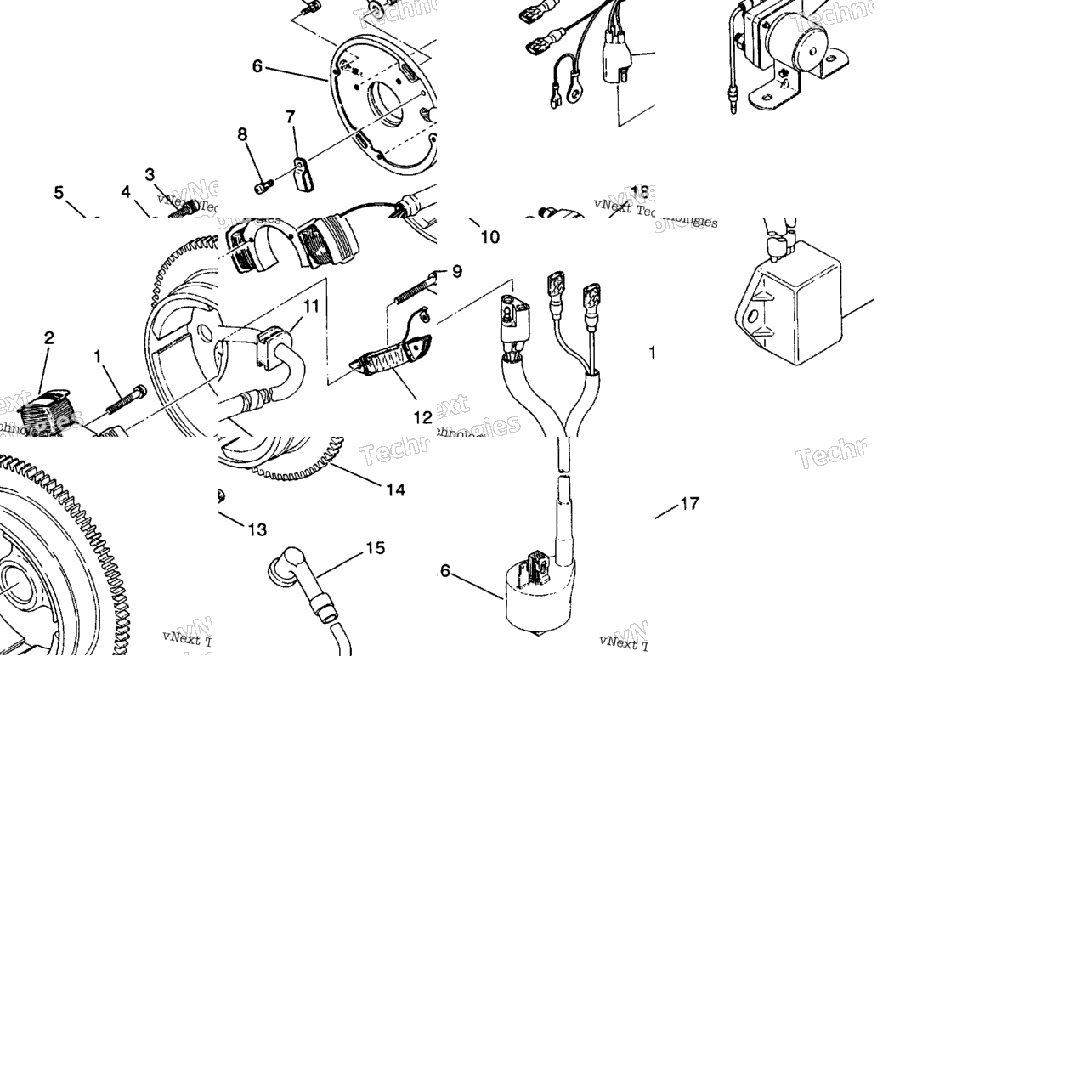 Magneto Assembly 4X4 350L