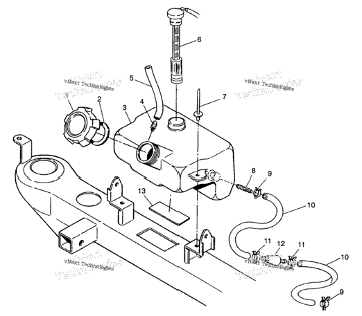 Oil Tank Assembly Assembly 4X4 350L