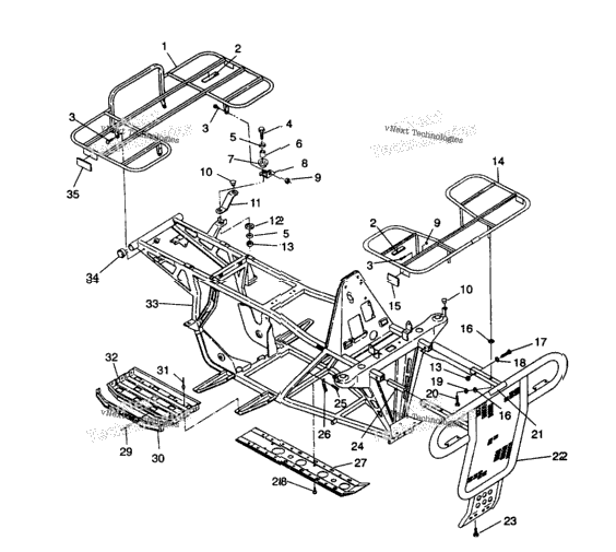 Bumper/Rack Mounting 2X4 350L