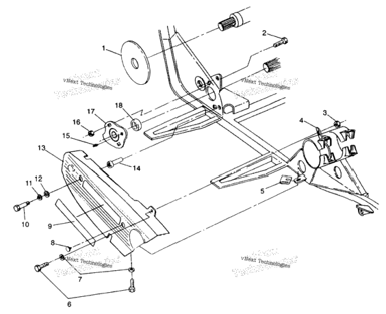 Chain Cover Assembly 6X6 250