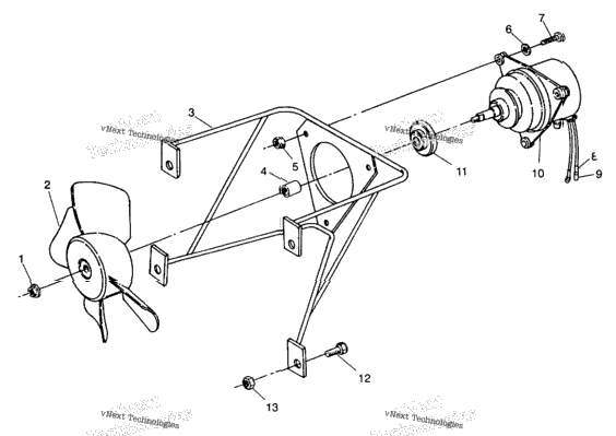 Fan Assembly 6X6 250