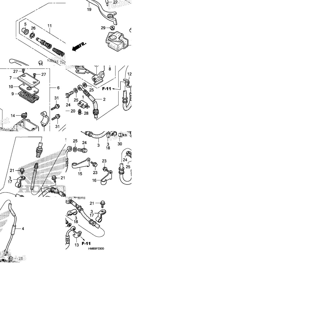 Front Brake Master Cylinder