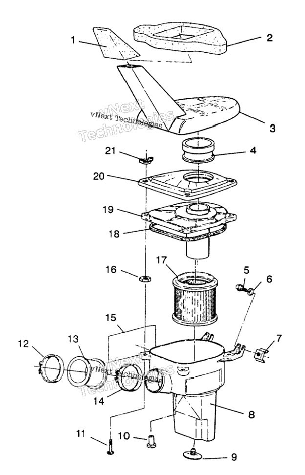 Air Box Assembly 4X4 250