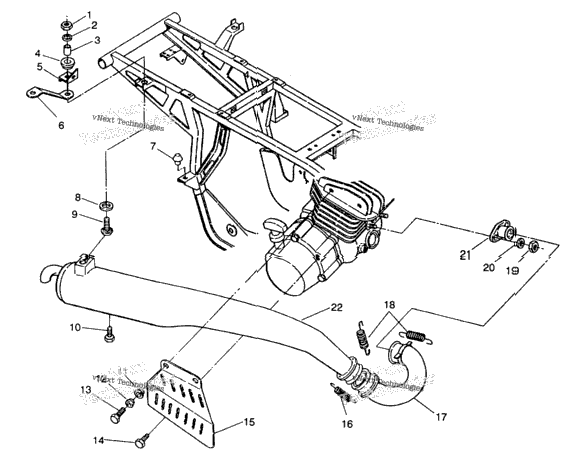 Exhaust Assembly 4X4 250