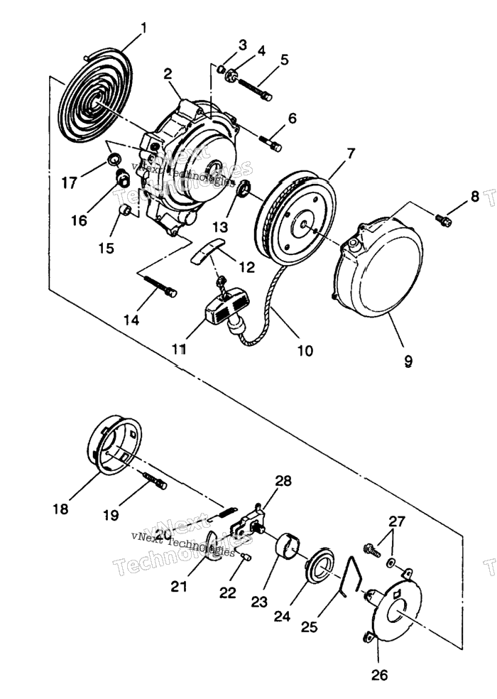 Recoil Starter 4X4 250