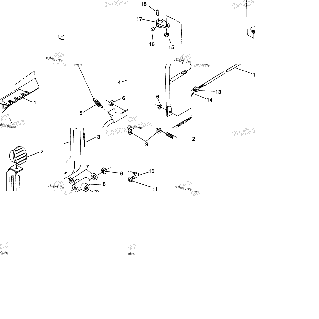 Shift Linkage Assembly 4X4 250