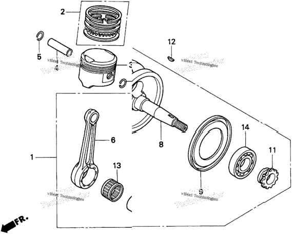 Crankshaft + Piston