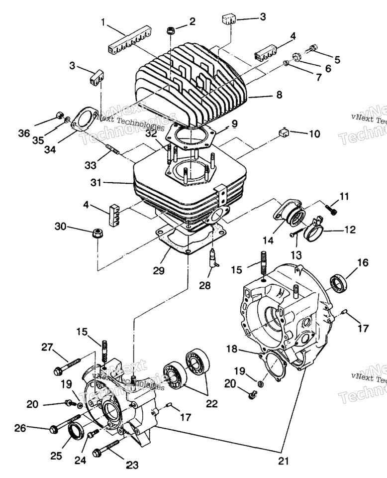 Crankcase & Cylinder