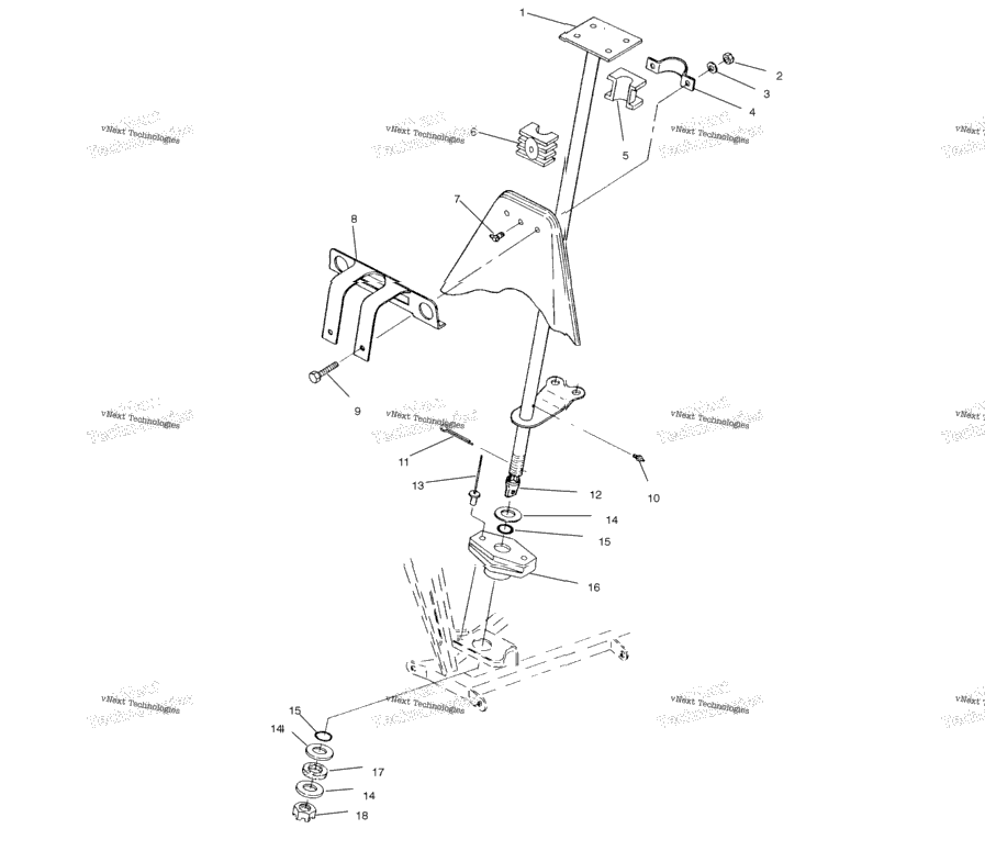 Steering Post Assembly