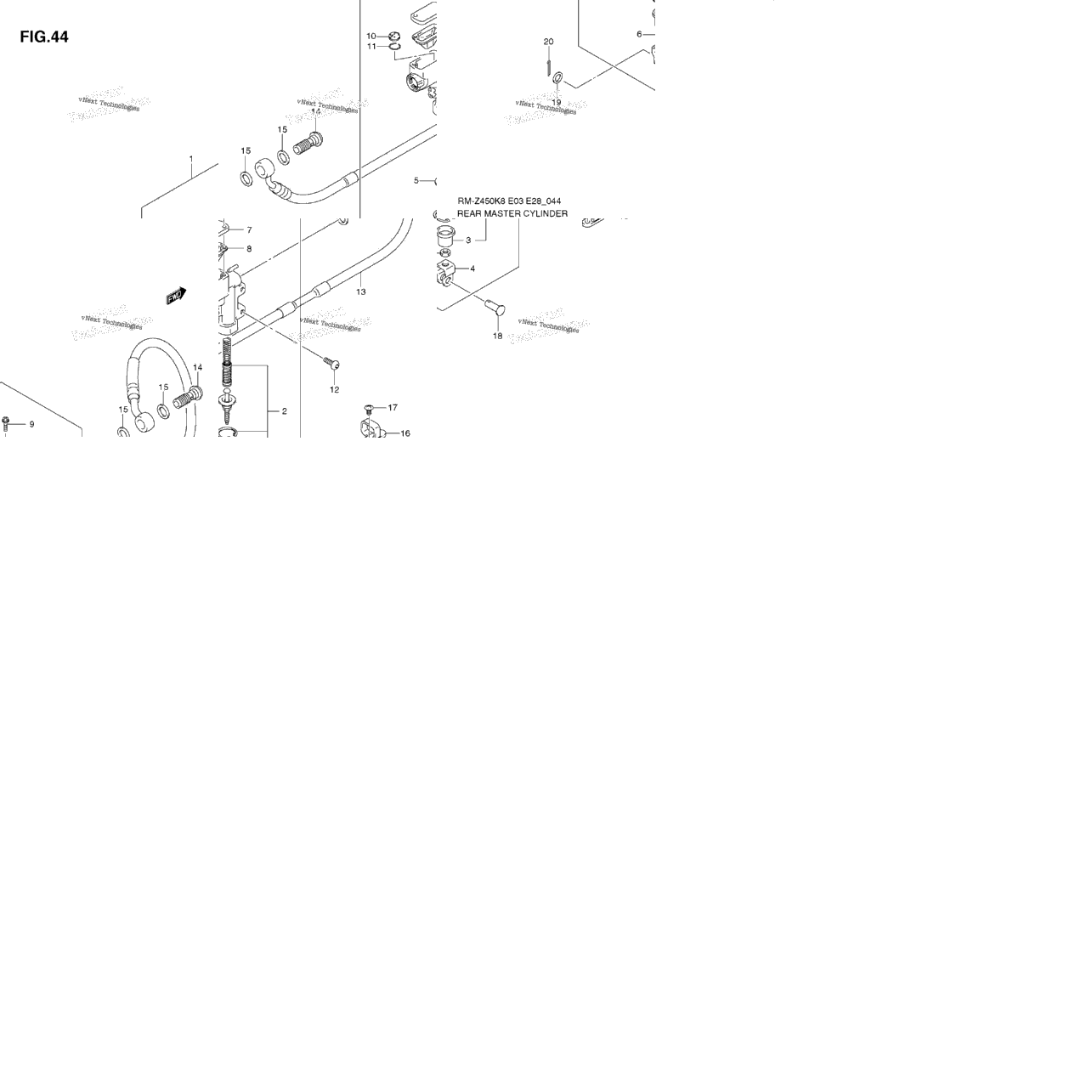 Rear Master Cylinder