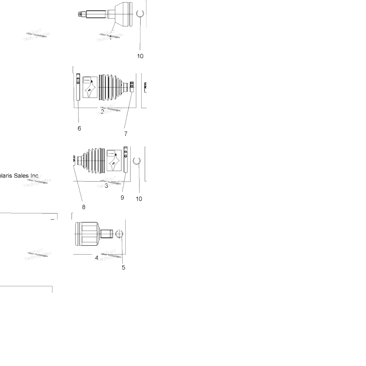 Drive Train, Front Drive Shaft
