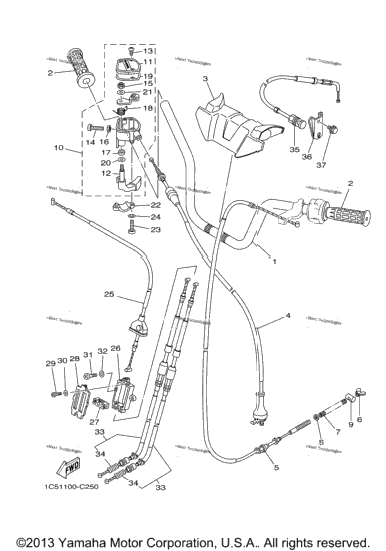 Steering Handle Cable