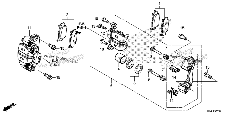 Rear Brake Caliper