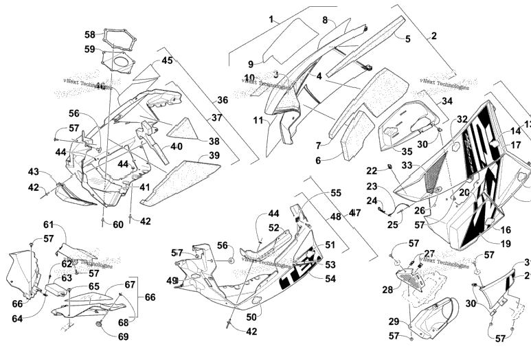 Skid Plate And Side Panel Assembly