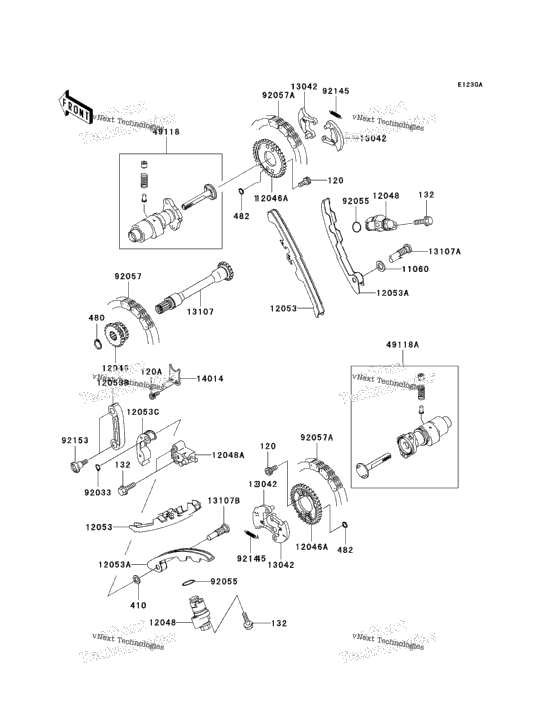 Camshaft(S)/Tensioner(B2)