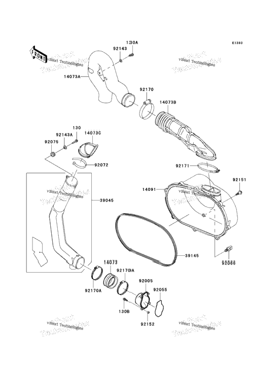 Converter Cover/Drive Belt