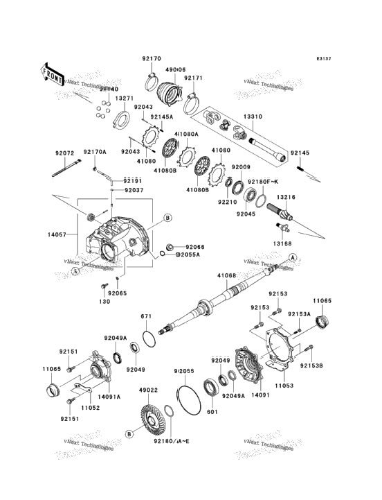 Drive Shaft-Rear