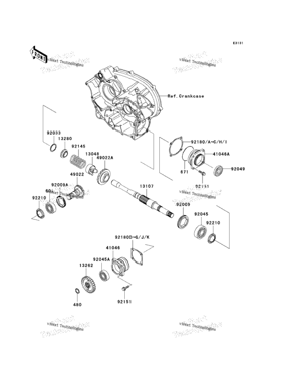 Front Bevel Gear