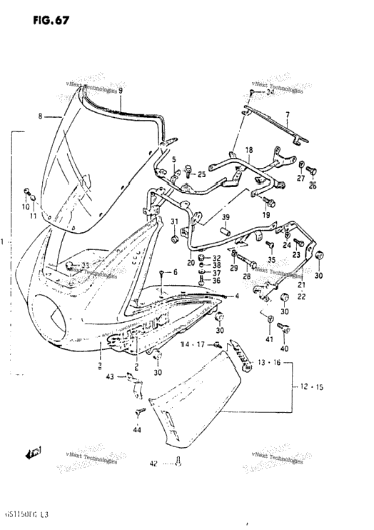 Cowling (Gs1150es3/Ese)