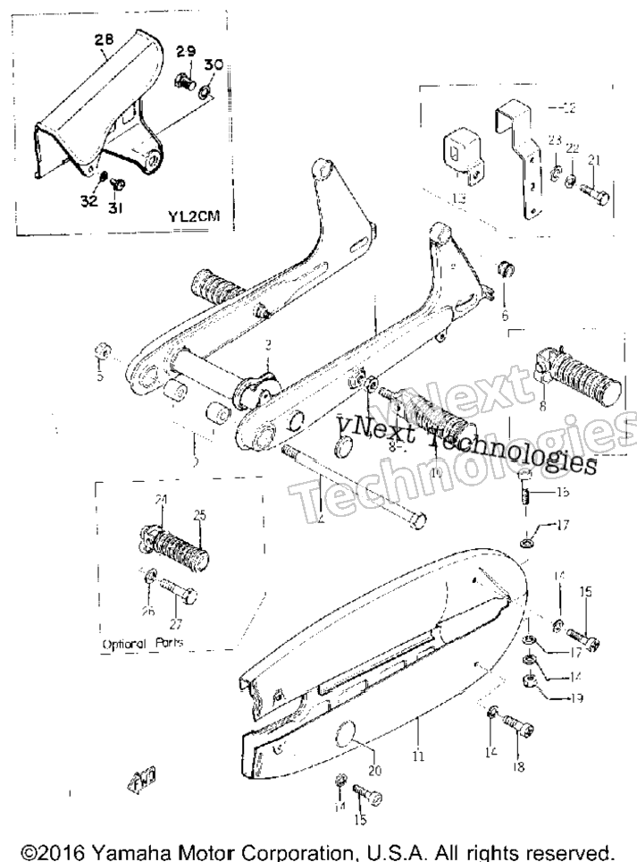 Rear Arm And Chain Case