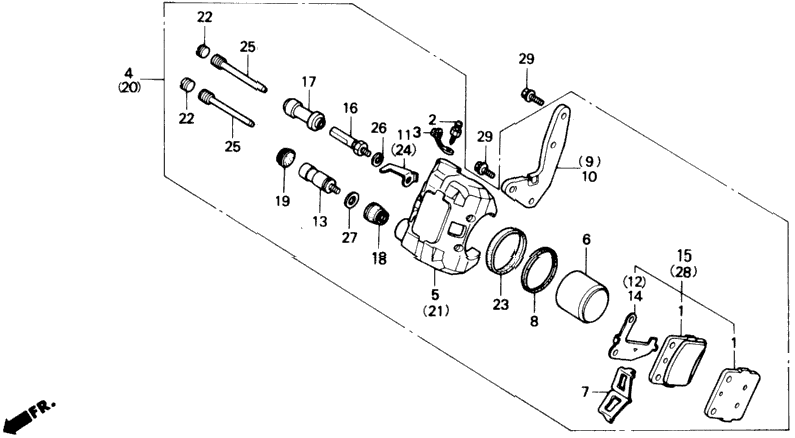 FRONT BRAKE CALIPER