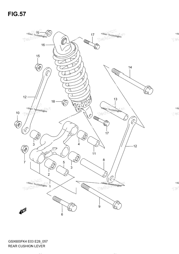 Rear Cushion Lever