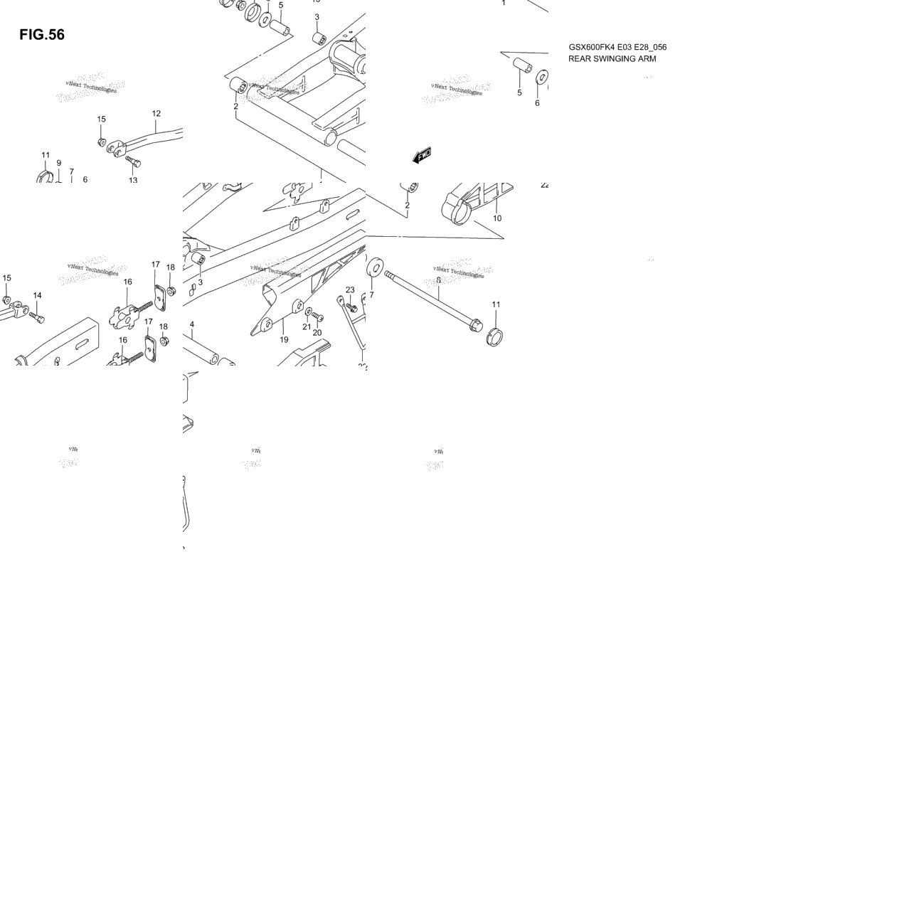 Rear Swinging Arm