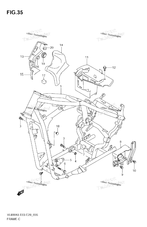 Frame (Model K6/K7/K8)
