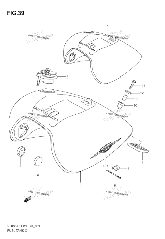 Fuel Tank (Vl800k6/Tk6)