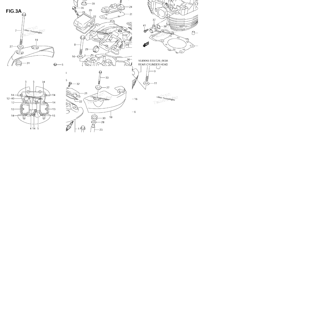 Rear Cylinder Head (Model K9)