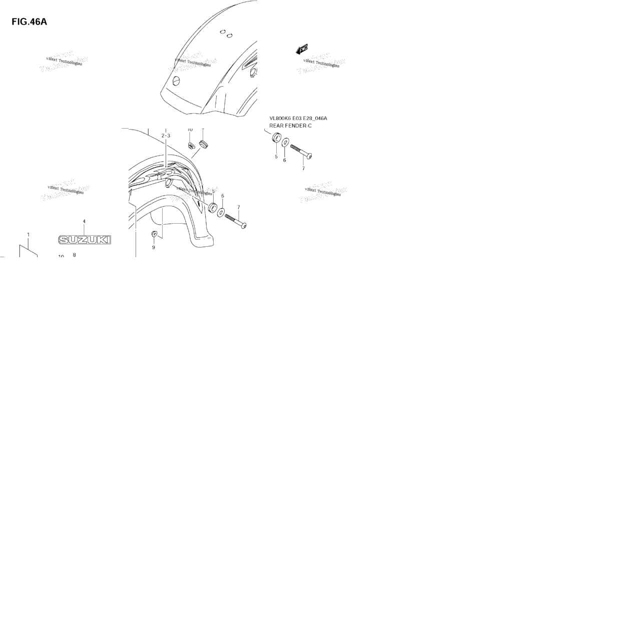 Rear Fender (Vl800ck7)