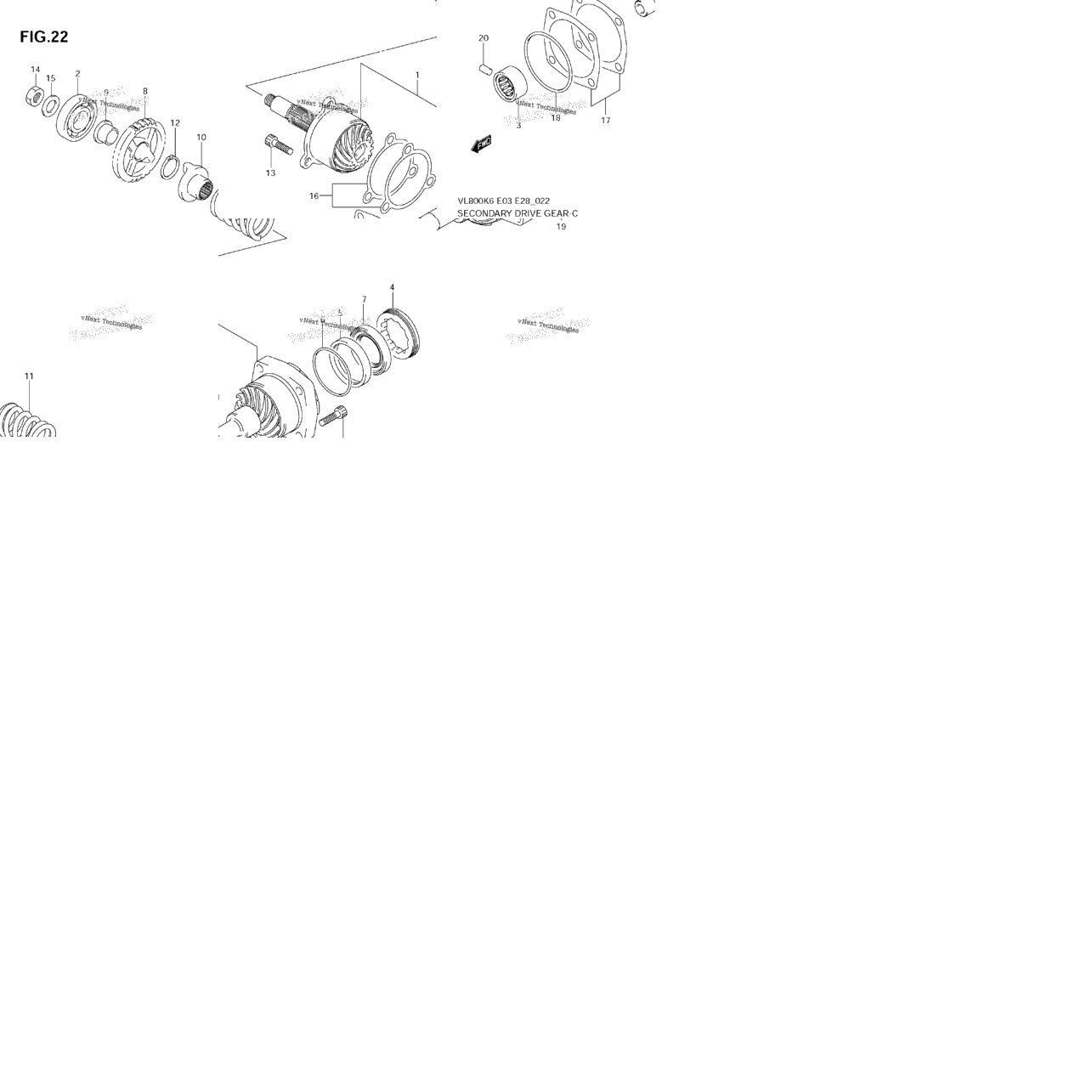 Secondary Drive Gear