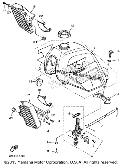 Fuel Tank Xt600s