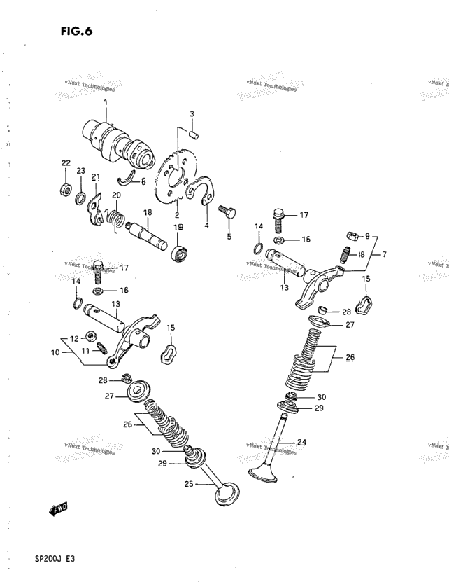 Cam Shaft - Valve