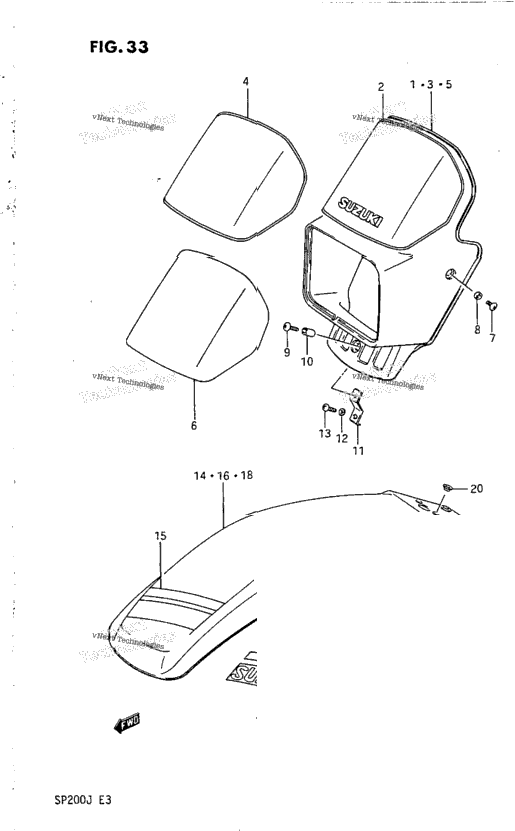 Headlamp Housing - Front Fender