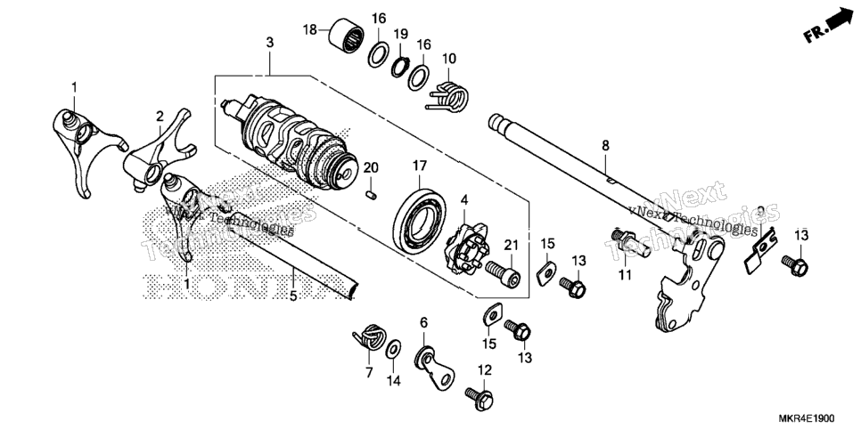Gearshift Drum