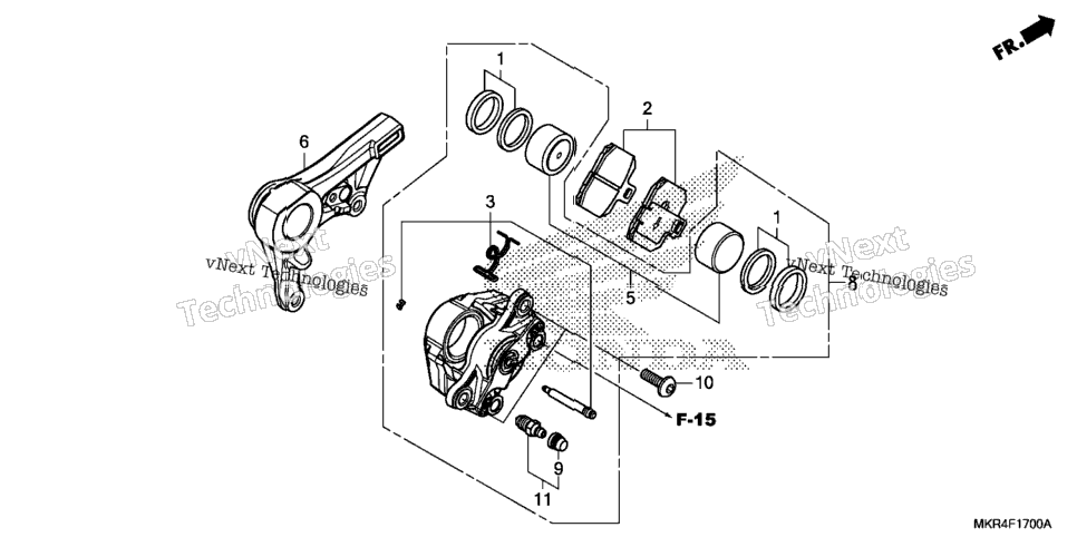 Rear Brake Caliper