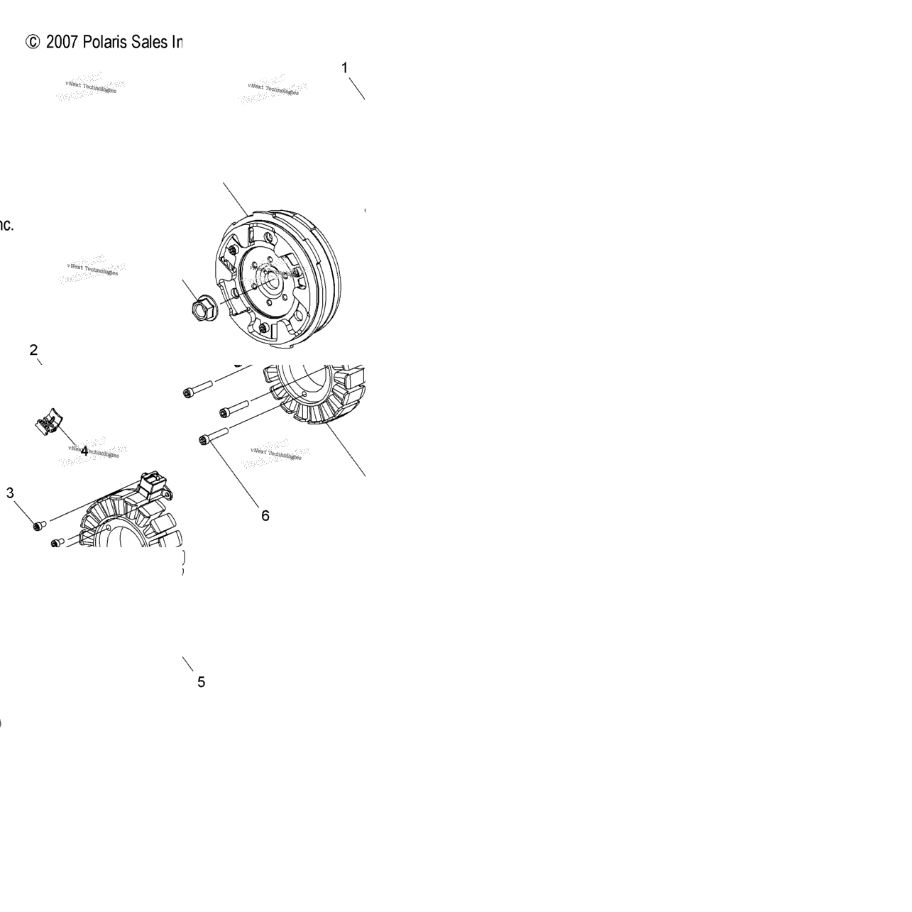 Engine, Stator/Flywheel