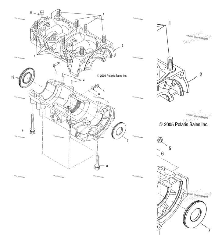 Engine, Crankcase
