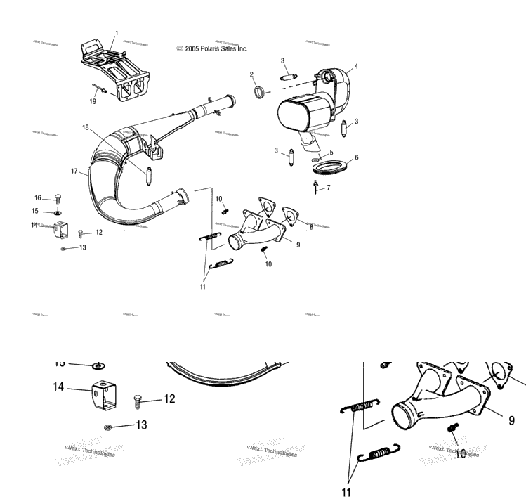 Engine, Exhaust System