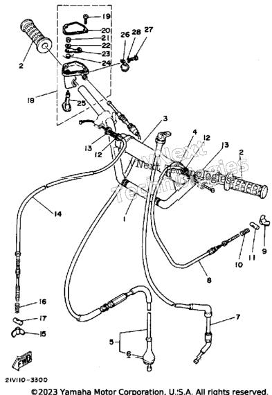 Handlebar - Cable Ytm200k