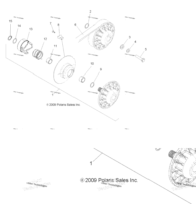 Drive Train, Secondary Clutch