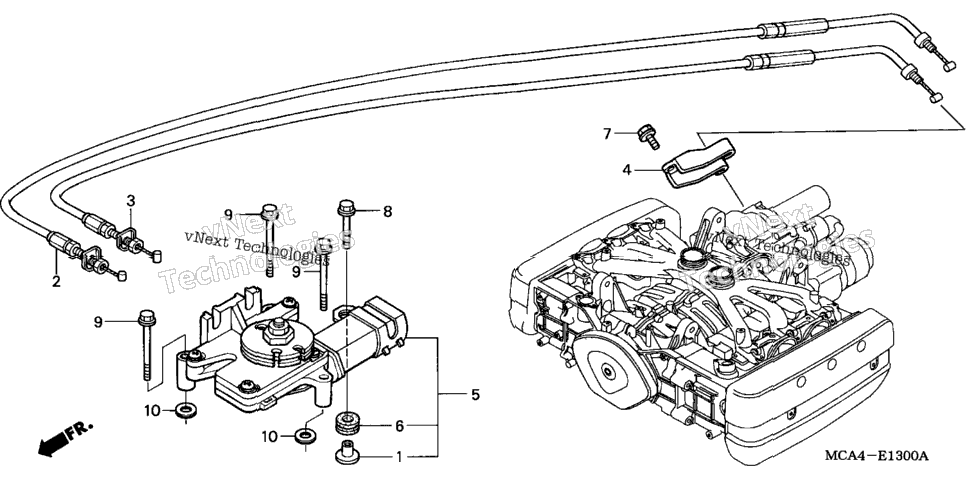 Reverse Shift Actuator