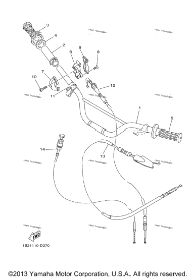Steering Handle Cable