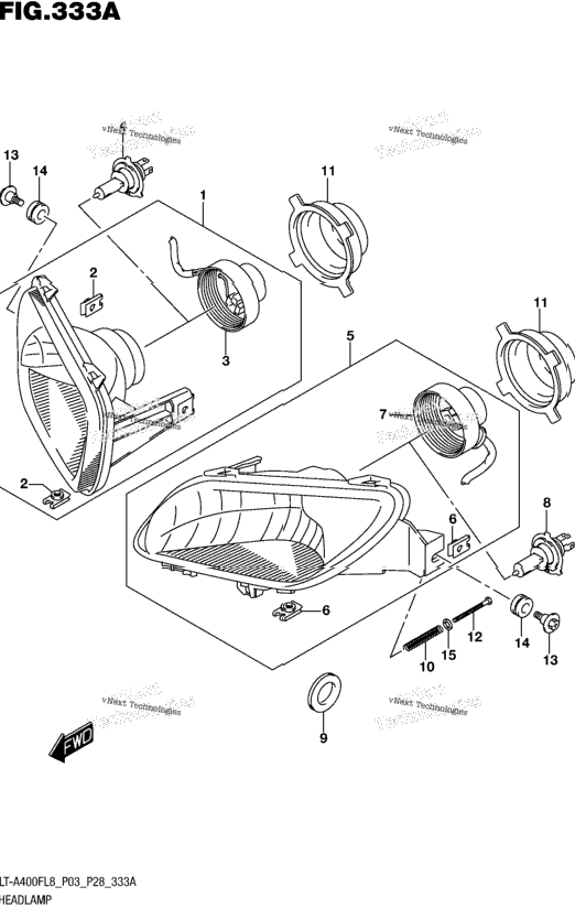 Headlamp (Lt-A400fl8 P03)