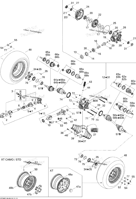 Drive System, Rear Std