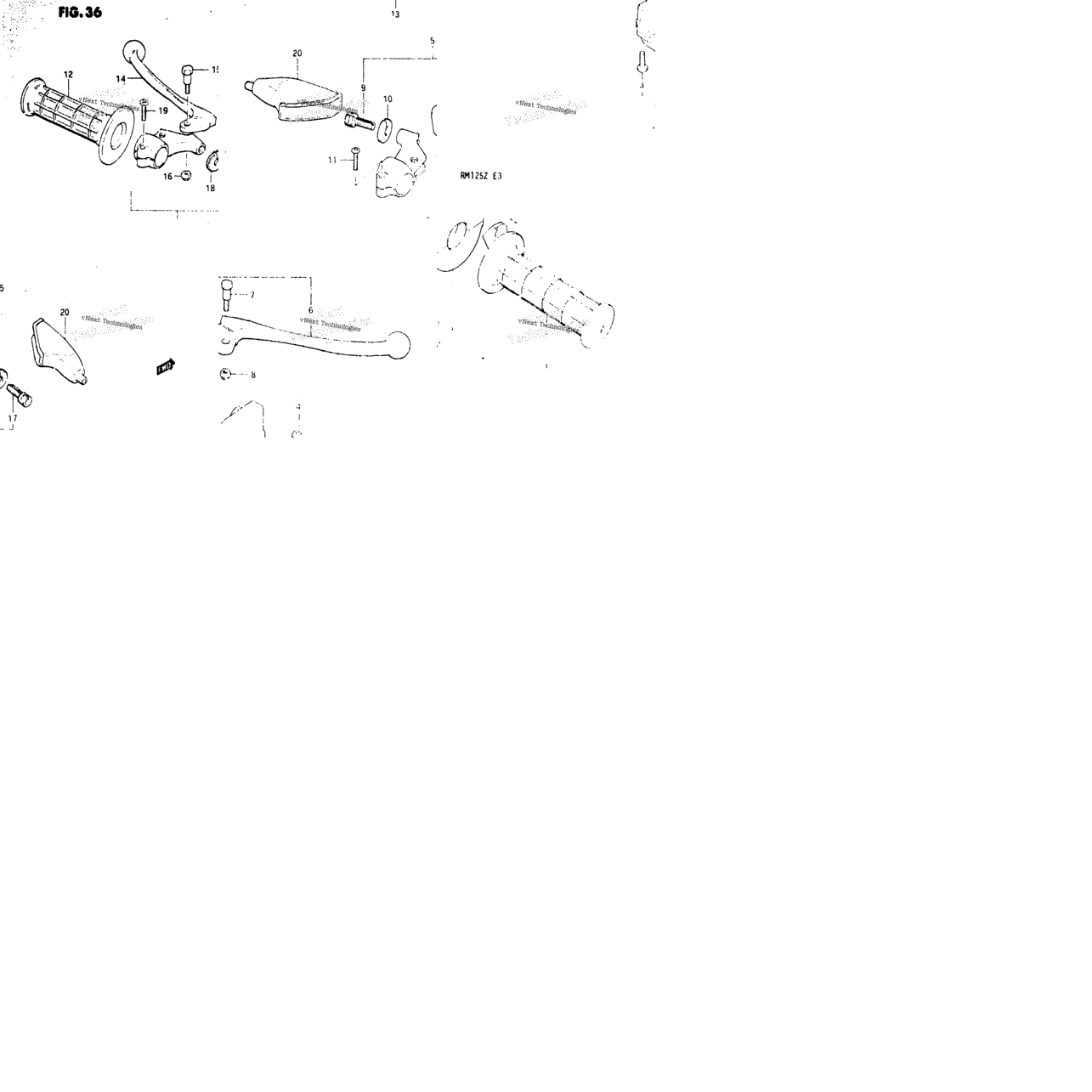 Handle Glip - Lever (Model X)