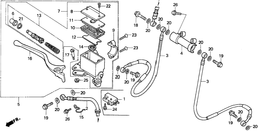 FRONT BRAKE MASTER CYLINDER