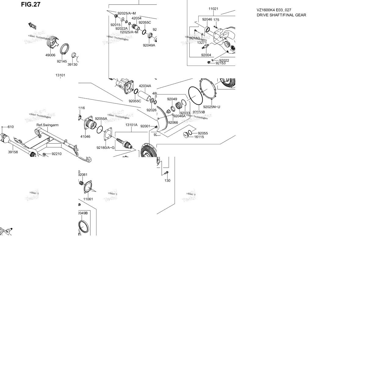 Drive Shaft/Final Gear